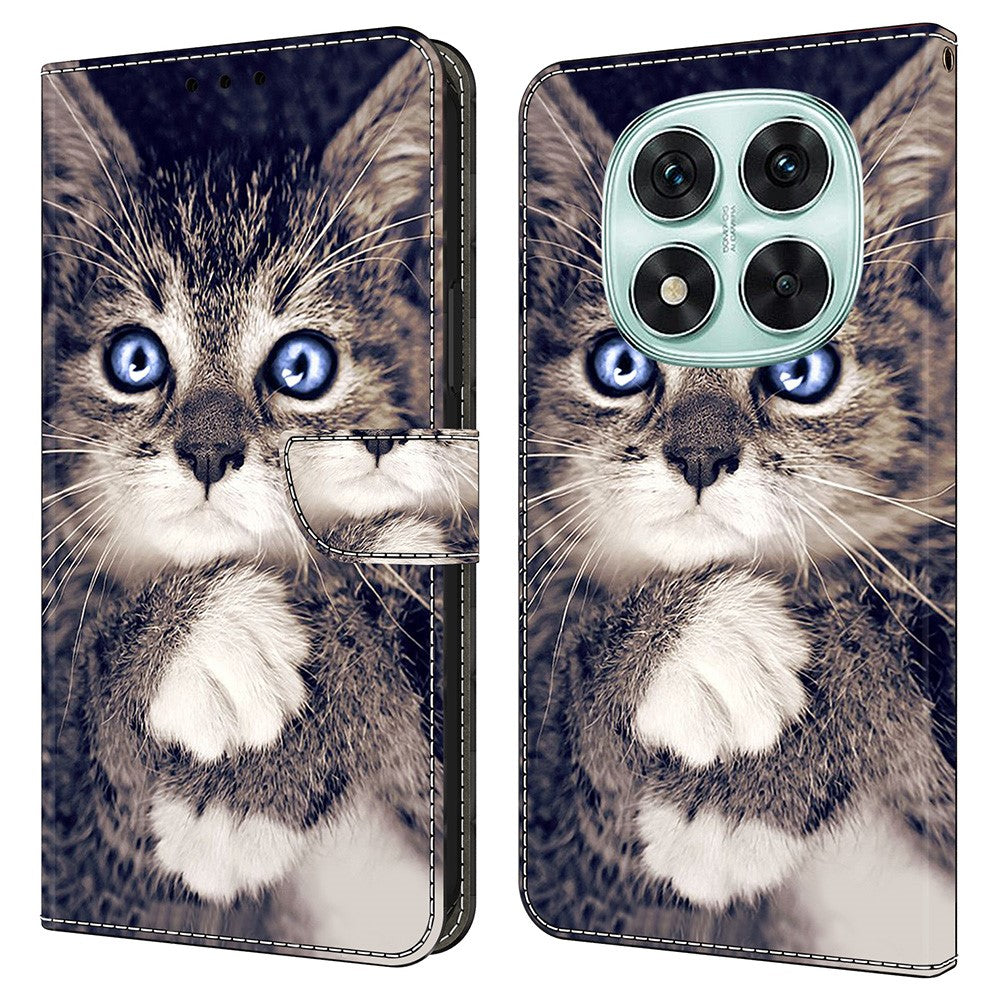 Xiaomi Redmi Note 14 Pro+ 5G Läderfodral Mönstertryck Plånboksfodral Flip-fodral