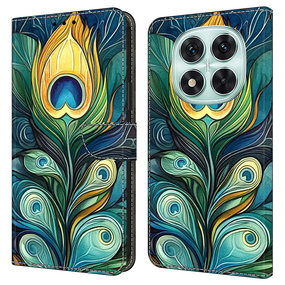 Xiaomi Redmi Note 14 Pro+ 5G Läderfodral Mönstertryck Plånboksfodral Flip-fodral