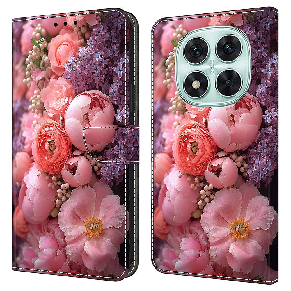 Xiaomi Redmi Note 14 Pro+ 5G Läderfodral Mönstertryck Plånboksfodral Flip-fodral