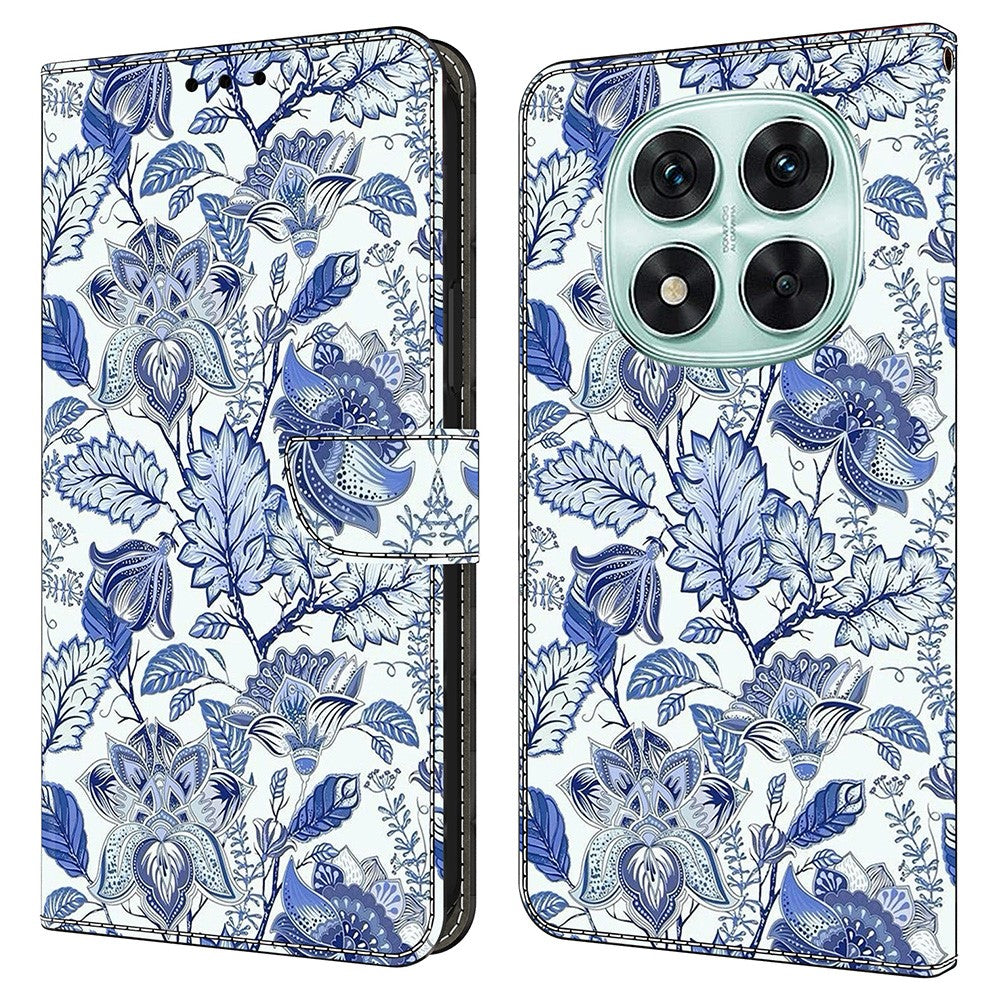Xiaomi Redmi Note 14 Pro+ 5G Läderfodral Mönstertryck Plånboksfodral Flip-fodral