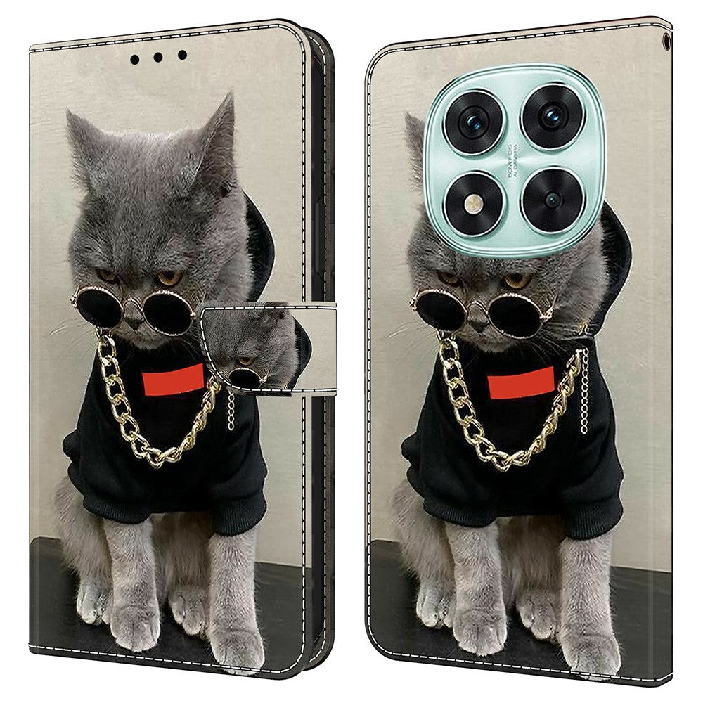 For Xiaomi Redmi Note 14 Pro+ 5G Leather Case Pattern Printing Wallet Stand Flip Phone Cover