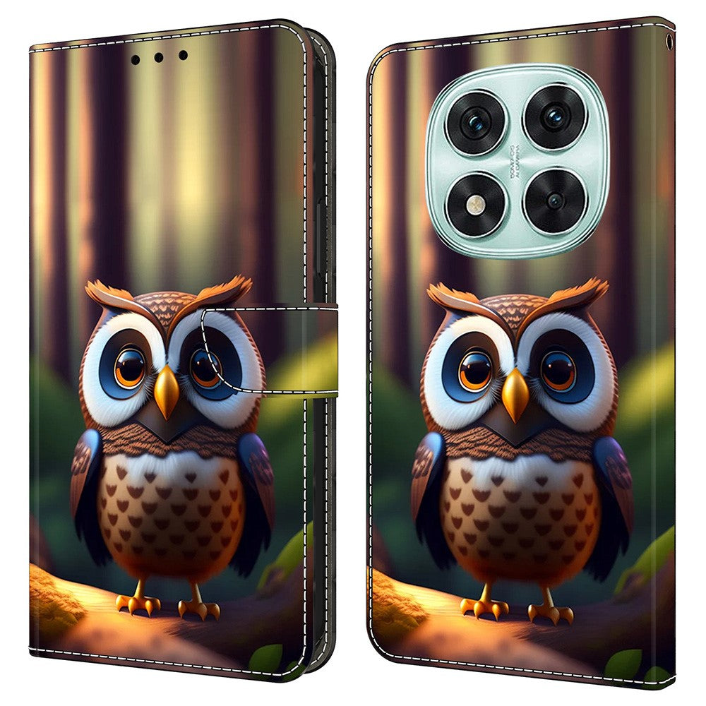 Xiaomi Redmi Note 14 Pro+ 5G Läderfodral Mönstertryck Plånboksfodral Flip-fodral