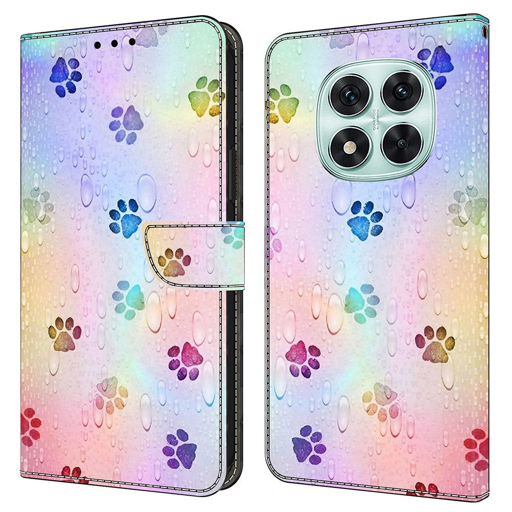 Xiaomi Redmi Note 14 Pro+ 5G Läderfodral Mönstertryck Plånboksfodral Flip-fodral