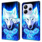 For Xiaomi Redmi Note 14 4G (164.84mm) Leather Case Pattern Printing Wallet Stand Flip Phone Cover