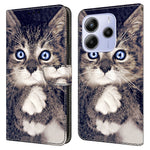 For Xiaomi Redmi Note 14 4G (164.84mm) Leather Case Pattern Printing Wallet Stand Flip Phone Cover