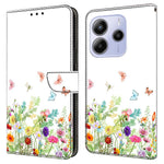 For Xiaomi Redmi Note 14 4G (164.84mm) Leather Case Pattern Printing Wallet Stand Flip Phone Cover