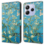 For Xiaomi Redmi Note 14 4G (164.84mm) Leather Case Pattern Printing Wallet Stand Flip Phone Cover