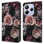 For Xiaomi Redmi Note 14 4G (164.84mm) Leather Case Pattern Printing Wallet Stand Flip Phone Cover