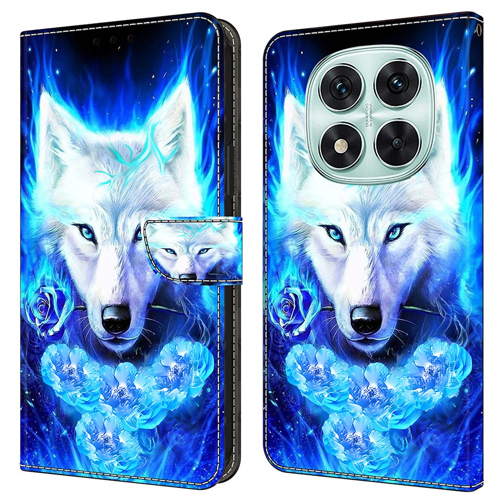 For Xiaomi Redmi Note 14 Pro 4G Leather Case Pattern Printing Wallet Stand Flip Phone Cover