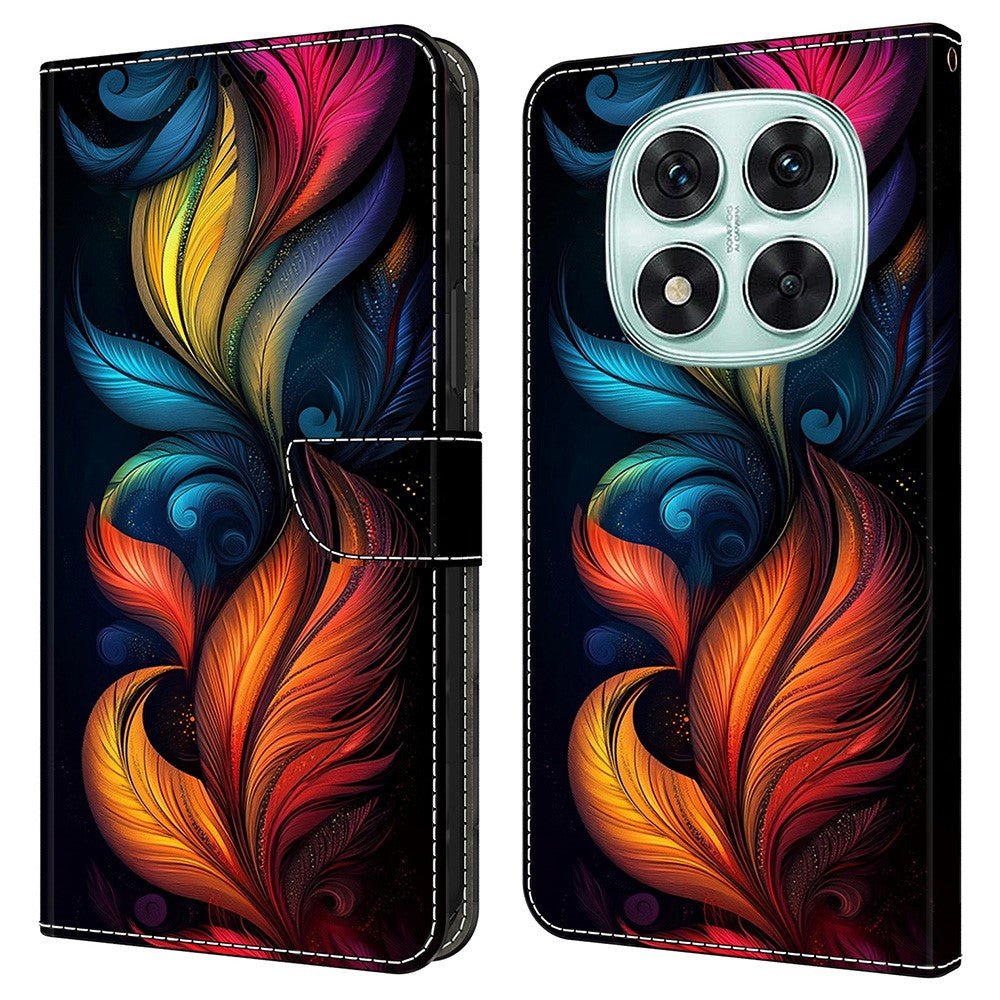 For Xiaomi Redmi Note 14 Pro 4G Leather Case Pattern Printing Wallet Stand Flip Phone Cover