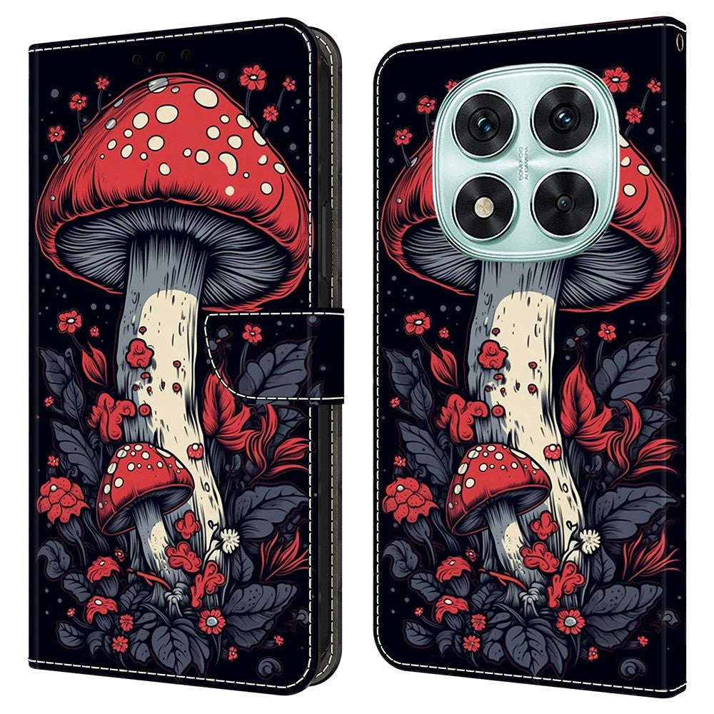 For Xiaomi Redmi Note 14 Pro 4G Leather Case Pattern Printing Wallet Stand Flip Phone Cover