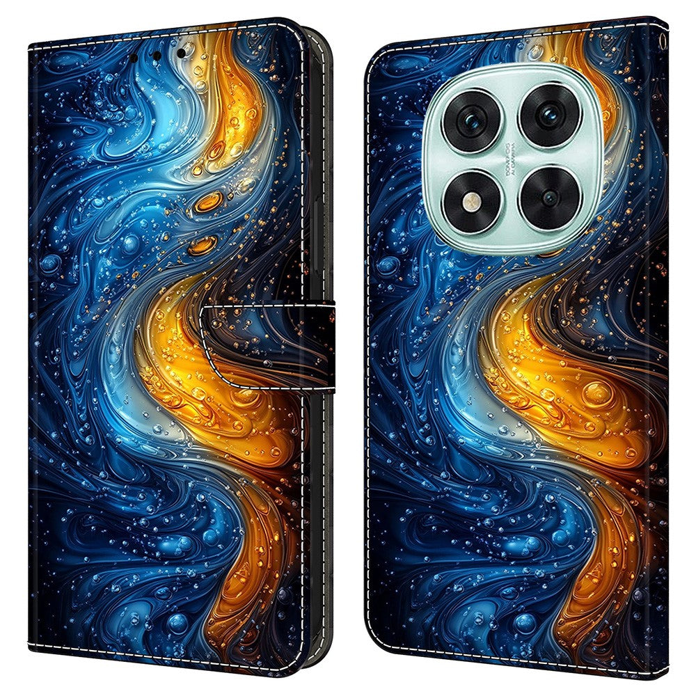 For Xiaomi Redmi Note 14 Pro 4G Leather Case Pattern Printing Wallet Stand Flip Phone Cover