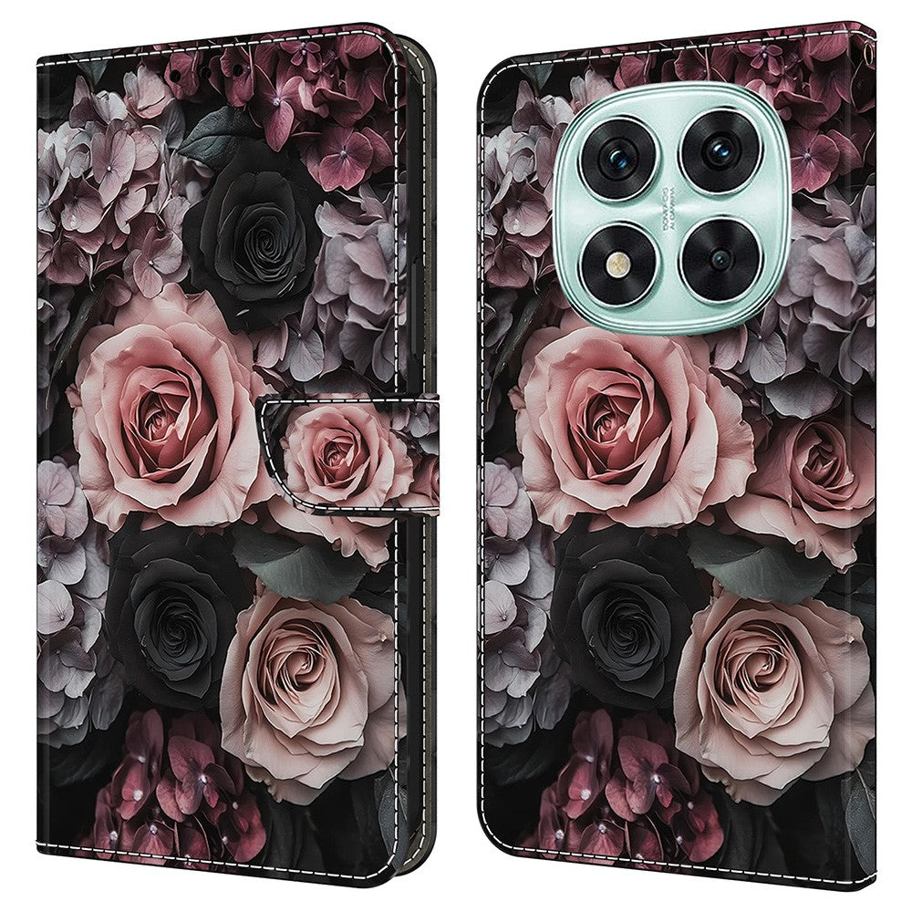 For Xiaomi Redmi Note 14 Pro 4G Leather Case Pattern Printing Wallet Stand Flip Phone Cover