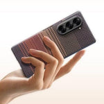 For Samsung Galaxy Z Fold5 5G Magnetic Case Precise Cutouts Gradient Aramid Fiber Phone Cover with Metal Lens Framee