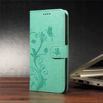 For Xiaomi Redmi A5 NFC (EU) (173.45mm) PU Leather Cases Flower Pattern Wallet Stand Phone Cover with Strap