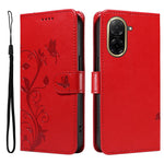For Xiaomi Redmi A5 NFC (EU) (173.45mm) PU Leather Cases Flower Pattern Wallet Stand Phone Cover with Strap