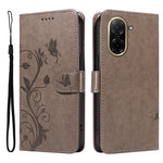 For Xiaomi Redmi A5 NFC (EU) (173.45mm) PU Leather Cases Flower Pattern Wallet Stand Phone Cover with Strap