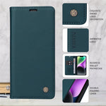 YIKATU For Honor 400 Lite 5G Phone Cases  Magnetic Closure PU Leather Mobile Cover