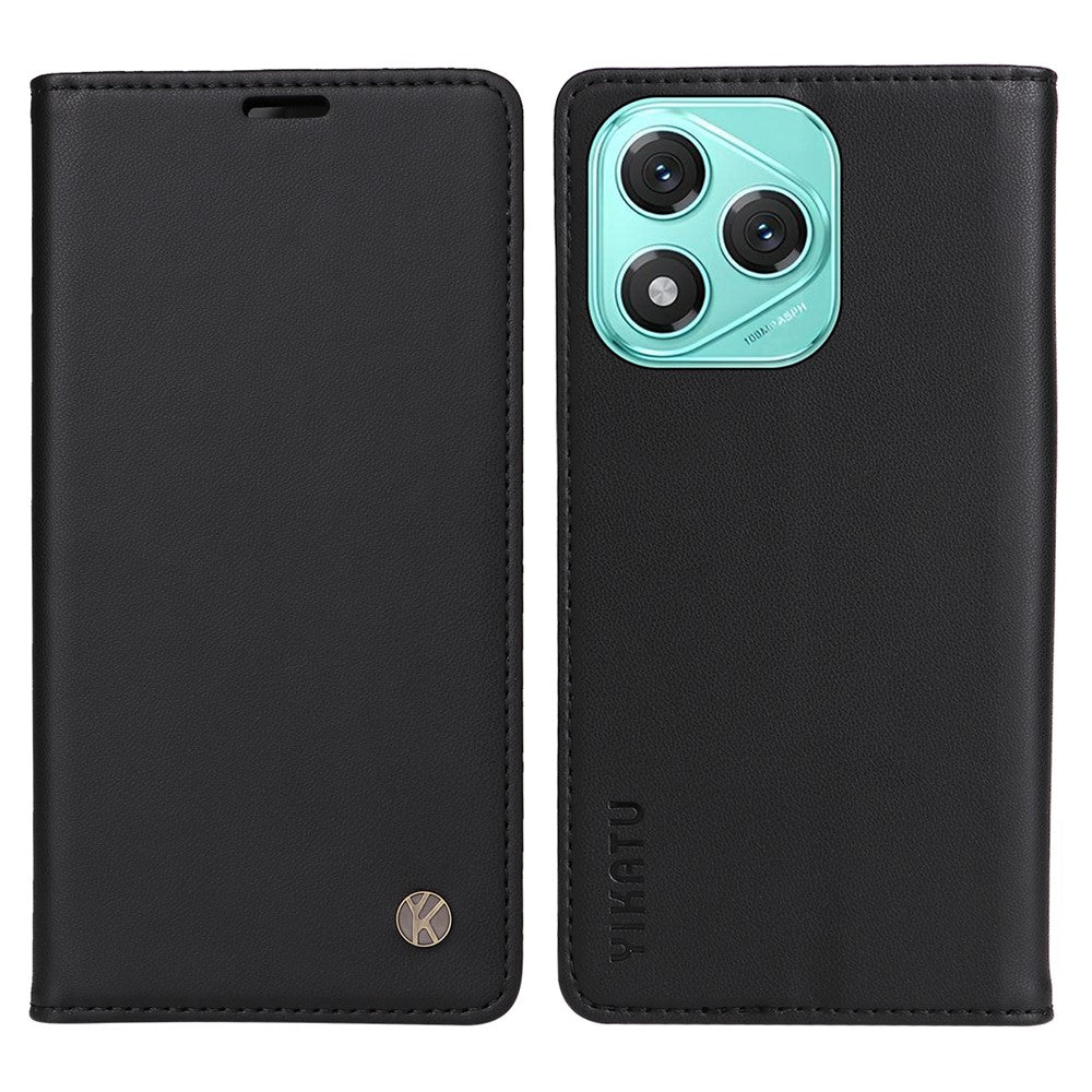 YIKATU For Honor 400 Lite 5G Phone Cases  Magnetic Closure PU Leather Mobile Cover