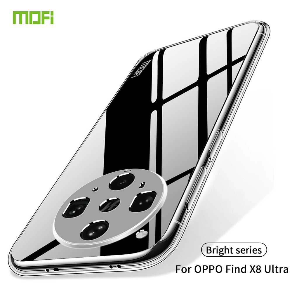 MOFI For Oppo Find X8 Ultra 5G Clear Phone Case  Ultra-Thin TPU Phone Back Cover