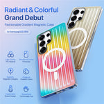 DUX DUCIS Til Samsung Galaxy S25 Ultra Cover Zest Series Magnetisk Cover Gradient TPU + PET Telefoncover