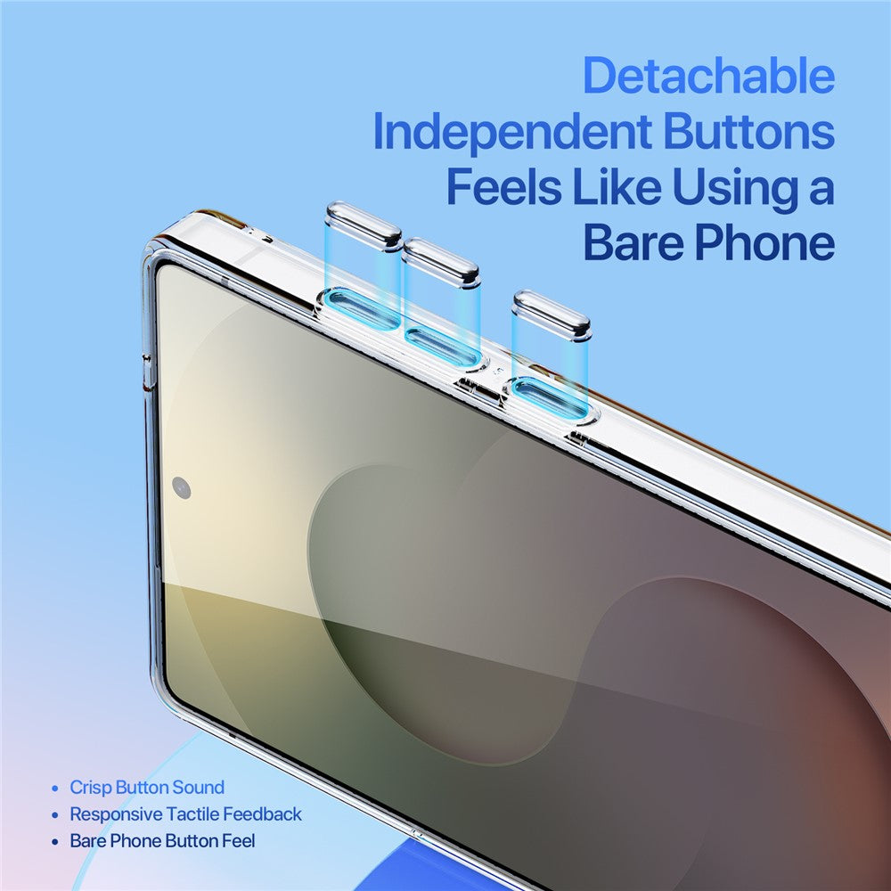 DUX DUCIS Til Samsung Galaxy S25 Ultra Cover Zest Series Magnetisk Cover Gradient TPU + PET Telefoncover