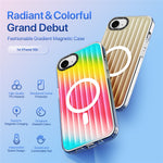 DUX DUCIS For iPhone 17e / 16e Case  Zest Series Compatible with MagSafe Gradient TPU + PET Phone Cover