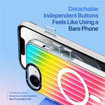 DUX DUCIS For iPhone 17e / 16e Case  Zest Series Compatible with MagSafe Gradient TPU + PET Phone Cover