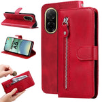For Xiaomi Redmi A5 NFC (EU) (173.45mm) PU Leather Cases with Zipper Pocket Wallet Phone Cover Stand