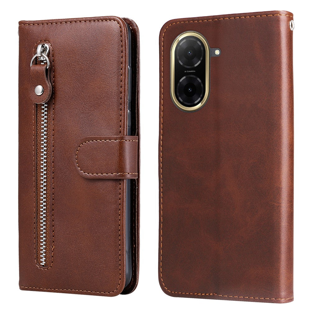 For Xiaomi Redmi A5 NFC (EU) (173.45mm) PU Leather Cases with Zipper Pocket Wallet Phone Cover Stand