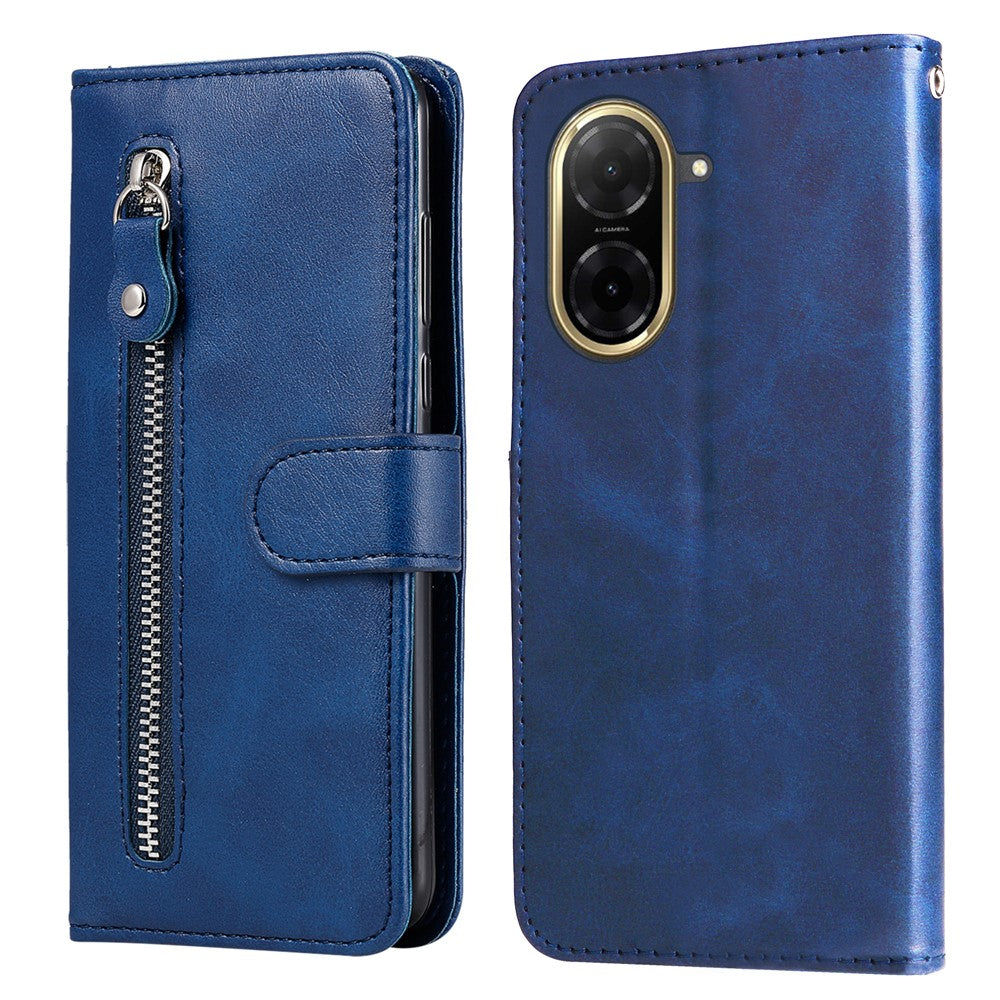 For Xiaomi Redmi A5 NFC (EU) (173.45mm) PU Leather Cases with Zipper Pocket Wallet Phone Cover Stand