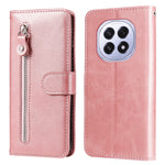 For Oppo A5 5G / Oppo F29 5G PU Leather Cases with Zipper Pocket Wallet Phone Cover Stand
