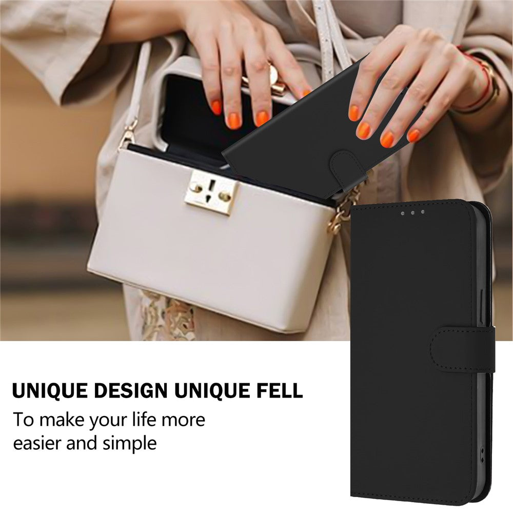For Oppo Find X8 Ultra 5G Case Solid Color Wallet Leather Phone Cover with Strap