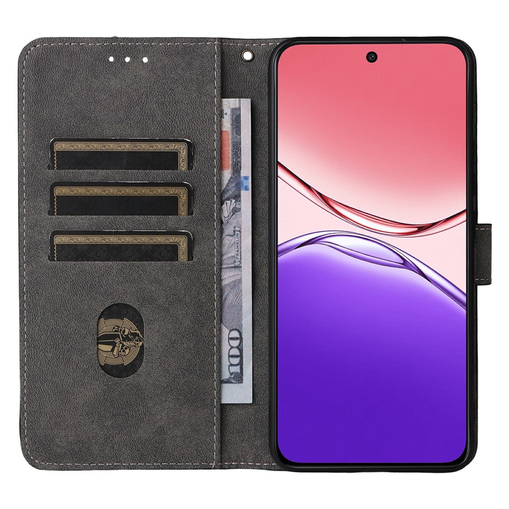 For Oppo F29 Pro 5G (Global) / A5 Pro 5G (China) Case Wallet RFID Blocking PU Leather Cover Stand with Strap