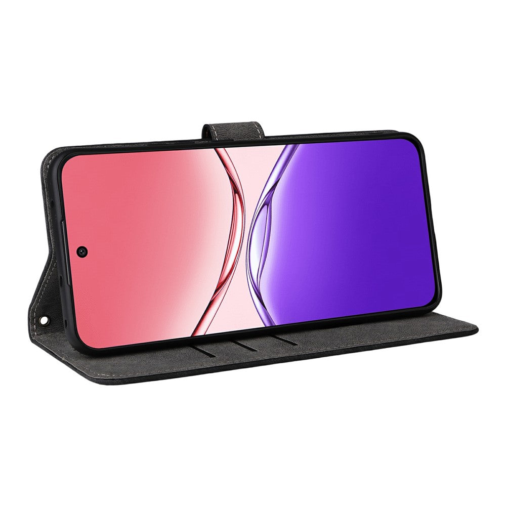 For Oppo F29 Pro 5G (Global) / A5 Pro 5G (China) Case Wallet RFID Blocking PU Leather Cover Stand with Strap