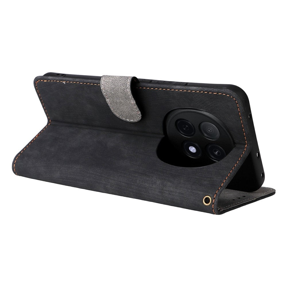 For Oppo F29 Pro 5G (Global) / A5 Pro 5G (China) Case Wallet RFID Blocking PU Leather Cover Stand with Strap