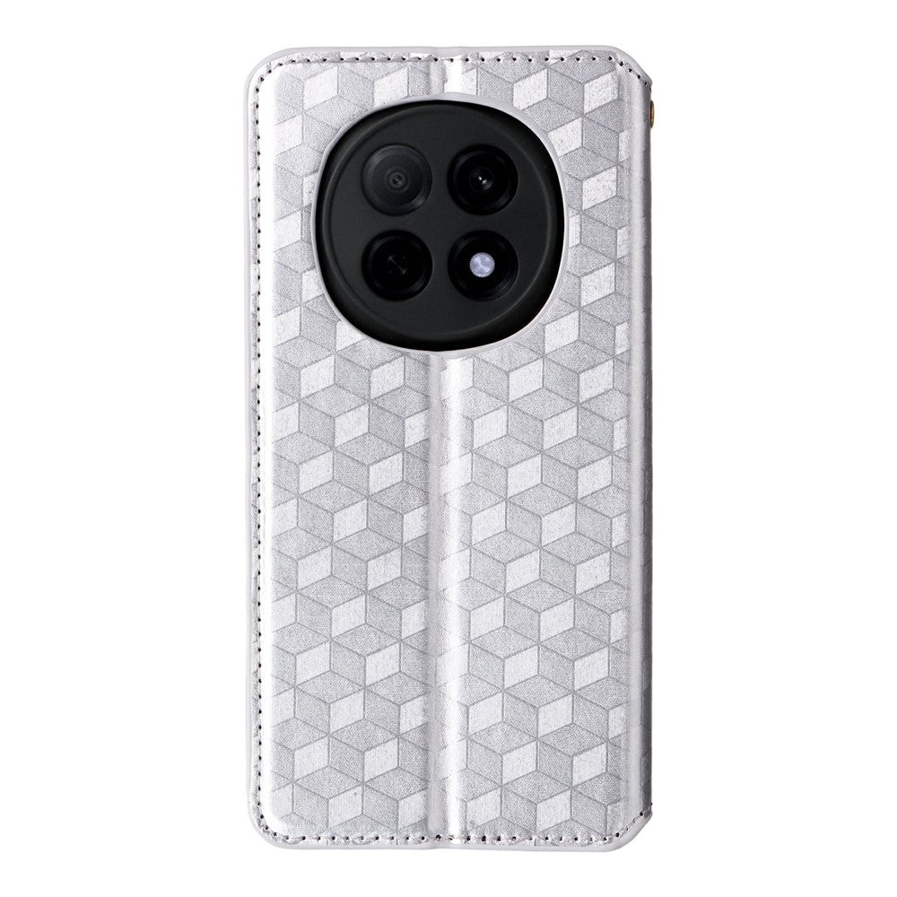 For Oppo F29 Pro 5G (Global) / A5 Pro 5G (China) Case Wallet Rhombus Imprinted Leather Phone Cover