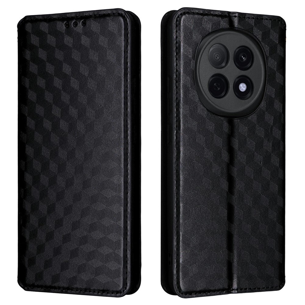 For Oppo F29 Pro 5G (Global) / A5 Pro 5G (China) Case Wallet Rhombus Imprinted Leather Phone Cover