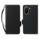 For Xiaomi Redmi A5 NFC (EU) (173.45mm) Case with Wrist Strap Litchi Texture PU Leather Wallet Phone Cover