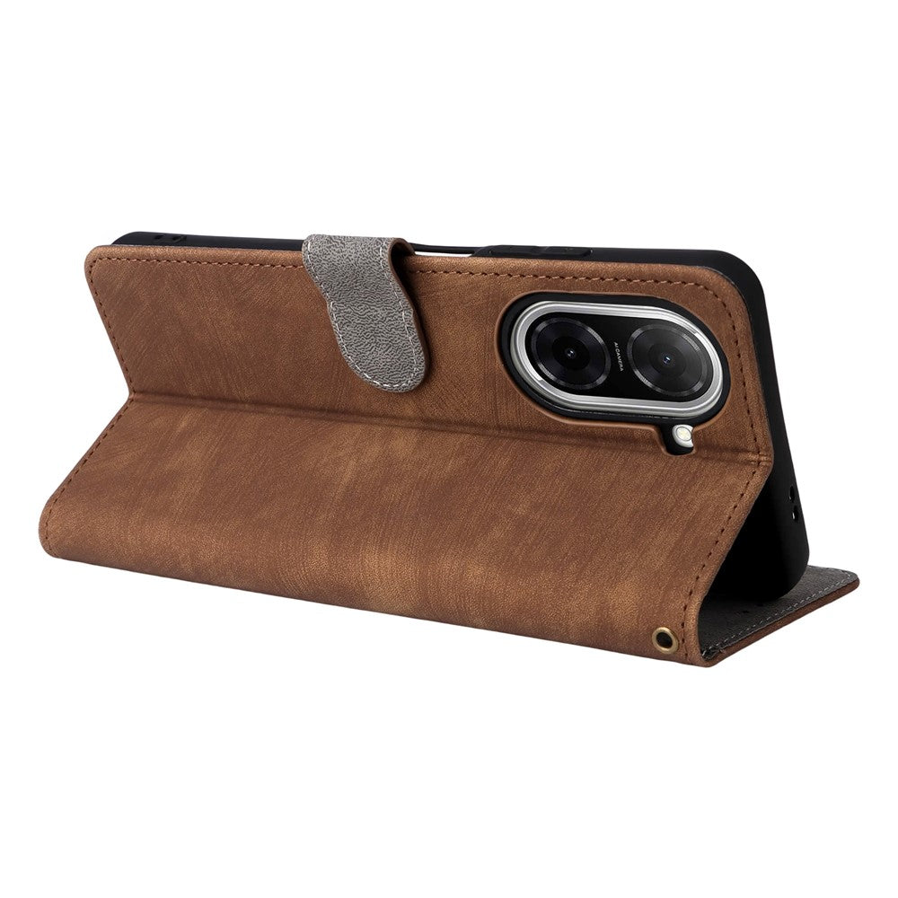 For Xiaomi Redmi A5 NFC (EU) (173.45mm) Case Wallet RFID Blocking PU Leather Cover Stand with Strap