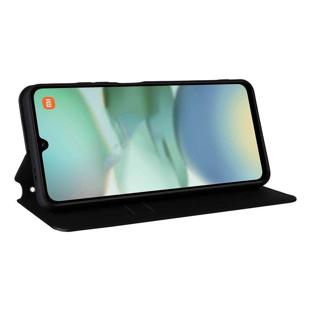For Xiaomi Redmi A5 NFC (EU) (173.45mm) Case Wallet Rhombus Imprinted Leather Phone Cover