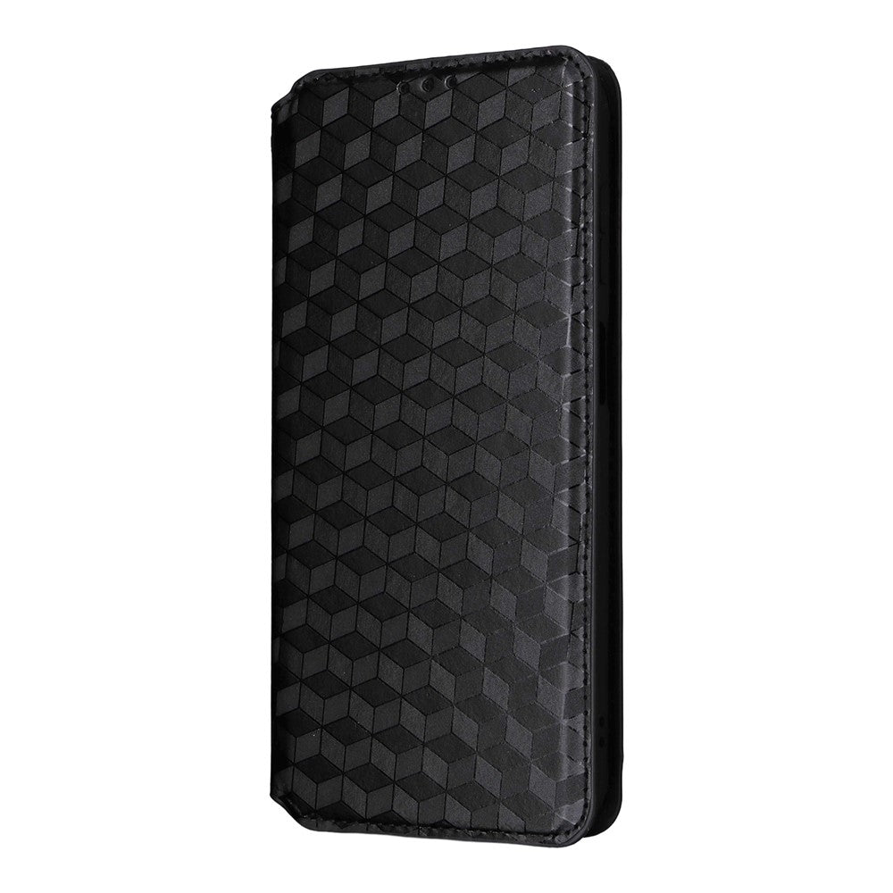 For Xiaomi Redmi A5 NFC (EU) (173.45mm) Case Wallet Rhombus Imprinted Leather Phone Cover