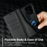 LC.IMEEKE For Xiaomi Redmi Note 14 4G (164.84mm) Case Carbon Fiber Texture Phone Cover Stand Card Holder