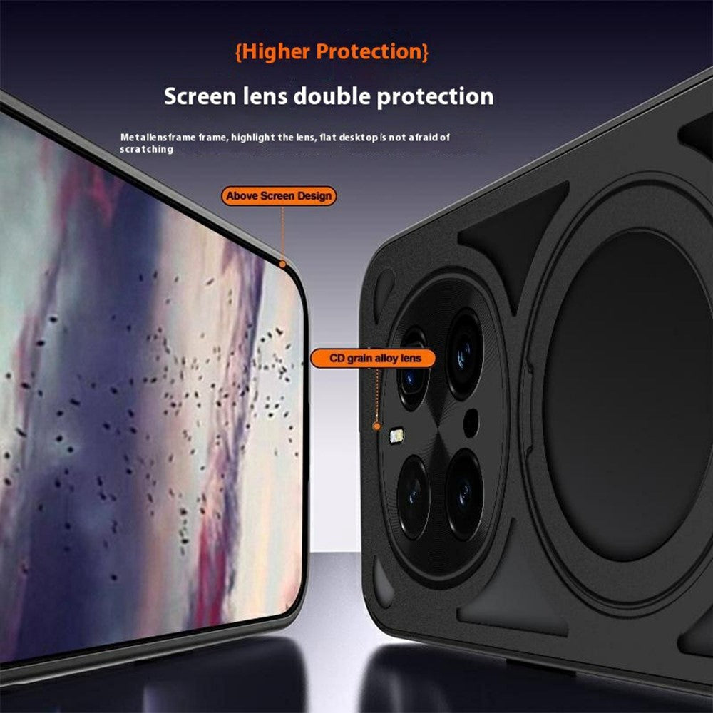 For Honor Magic7 Pro 5G Case Magnetic Kickstand Hollow Heat Dissipation Silicone + PC + Metal Bumper Phone Cover