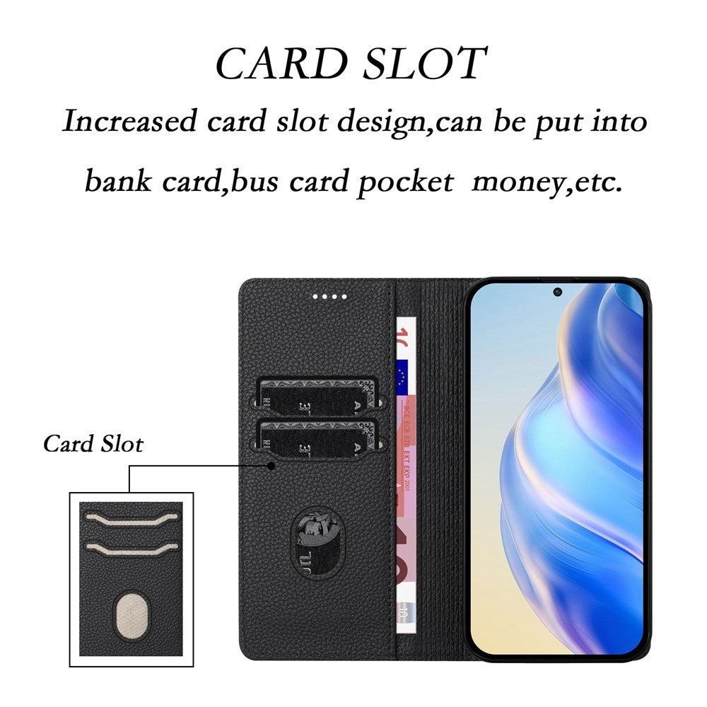 For Oppo Find X8 Ultra 5G Wallet Case RFID Blocking Litchi Texture Leather Mobile Cover
