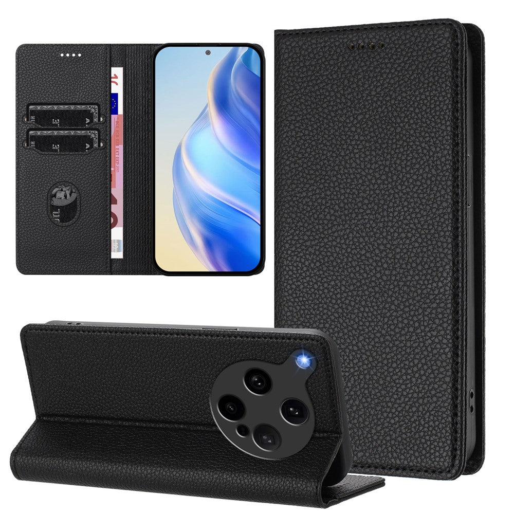For Oppo Find X8 Ultra 5G Wallet Case RFID Blocking Litchi Texture Leather Mobile Cover