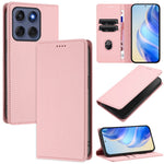 Til Motorola Edge 60 5G / 60 Fusion 5G Pung Etui RFID Blokerende Litchi Tekstur Læder Mobilcover