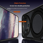 For Huawei Mate 60 Pro / Mate 60 Pro+ Case Magnetic Kickstand Hollow Heat Dissipation Silicone + PC + Metal Bumper Phone Cover
