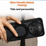 For Huawei Mate 60 Pro / Mate 60 Pro+ Case Magnetic Kickstand Hollow Heat Dissipation Silicone + PC + Metal Bumper Phone Cover