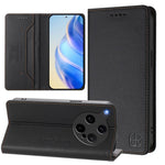 For Oppo Find X8 Ultra 5G Leather Case RINACASIS RC01 Phone Cover with RFID Blocking Wallet Stand